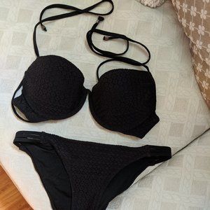 SALE Black 2-Piece Bathing Suit
